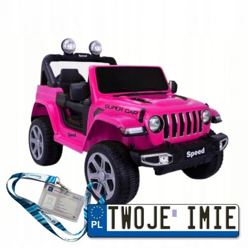  Veicolo a batteria FT-938 verniciato rosa 4x4