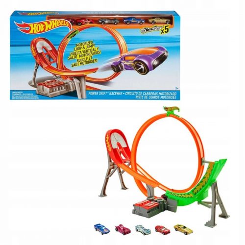  Pista per auto Power Shift Raceway Hot Wheels FCF18