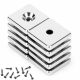 MAGNETE AL NEODIMIO PER VITE 14x14x3 mm FORTE - 10 PZ