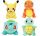  SET MASCOTTE POKEMON PIKACHU PELUCHE