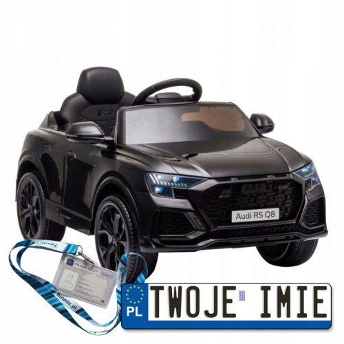  Auto a batteria Audi RS Q8, nera