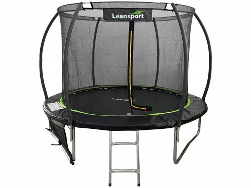 Trampolino elastico LEAN Sport Max 8 piedi nero e verde