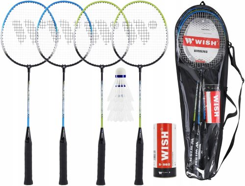 Set di racchette con volano WISH Racket Racchetta da badminton