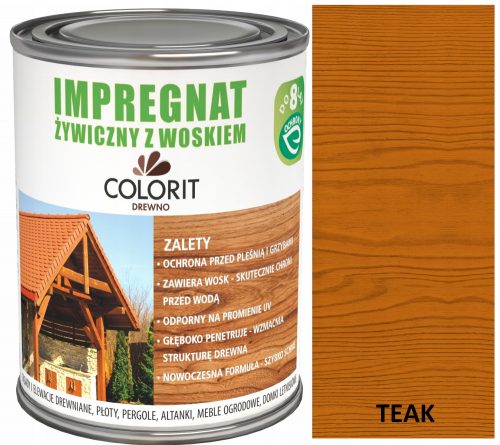 RESINA COLORIT IMPREGNATA CON CERA DI TEAK 5L