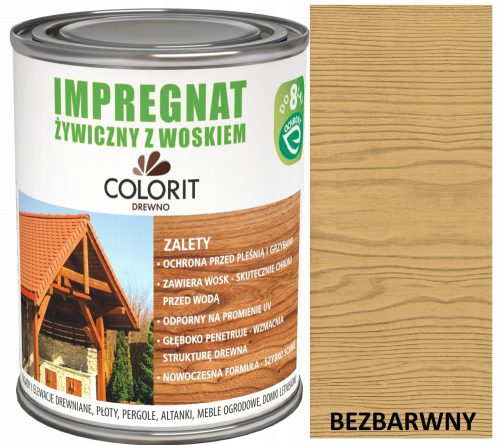 COLORIT Impregnazione resina con cera, TRASPARENTE 5L