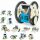  KIT DI COSTRUZIONE EDUCATIVO ROBOT SOLARE 14in1