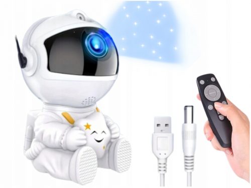  LAMPADA NOTTURNA A LED PROIETTORE ASTRONAUTA PER BAMBINI PROIETTORE STELLE + TELECOMANDO