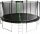 TRAMPOLINO SPORTIVO DA GIARDINO CON RETE 16ft + SCALA