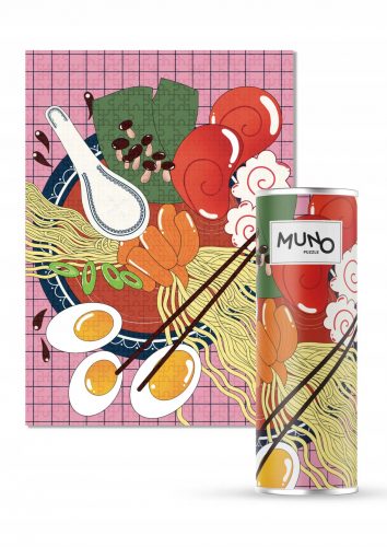  Muno Puzzle 1000 pezzi "Ramen Bowl" di Ewela Grygiel tubo decorativo