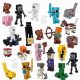  Mini BLOCCHI MINECRAFT PERSONE FIGURINE 24 pezzi + ACCESSORI