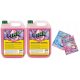 20 litri di bolle di sapone liquide 10+10 polvere FUN