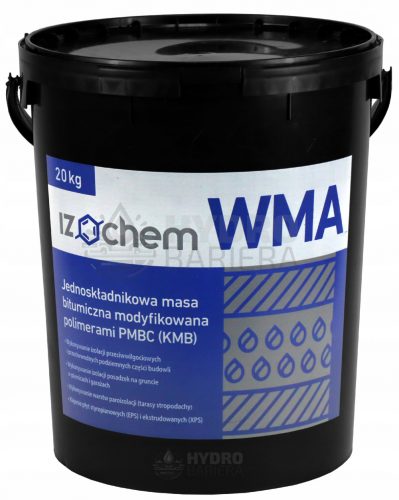 IZOCHEM WMA 20 KG ISOLAMENTO IMPERMEABILE DELLA FONDAZIONE PESO KMB