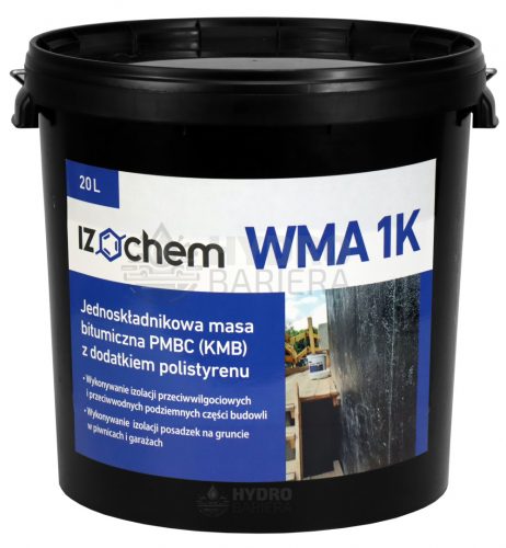 IZOCHEM WMA 1K 20 L ISOLANTE IMPERMEABILE DELLA MASSA DI FONDAZIONE KMB