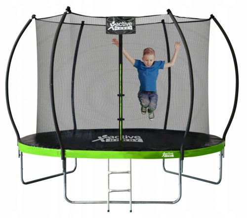  Trampolino da giardino con rete 312 cm 10 piedi