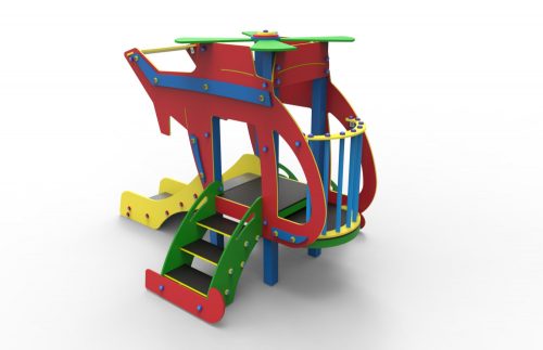 SET GIOCO - ELICOTTERO CON SCIVOLO Parco giochi