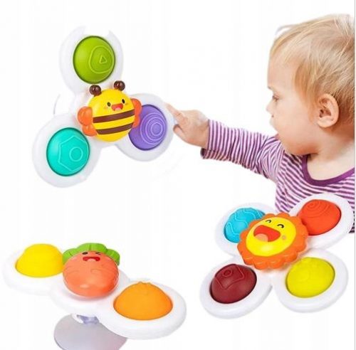  GIOCATTOLO EDUCATIVO SENSORY SPINER 3 pz