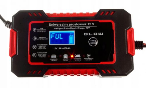  Caricabatterie elettronico 6A-12V con display per batterie da 4 a 100Ah