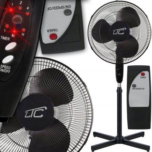  Ventilatore da pavimento LTC WT06 nero