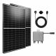 Set completo di centrale elettrica da balcone da 1000W con inverter Deye WIFI 800W