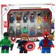  BLOCCHI miniFIGURE AVENGERS Hulk, Spider, Wolverine 12 figure