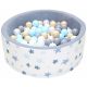  Piscina di palline a secco da 200 palline per bambini con palline 80x30 WELOX