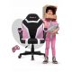  Huzaro Ranger 1.0 Sedia da gaming rosa per bambini