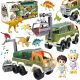  SET CAMION CON DINOSAURI E AUTOMOBILI