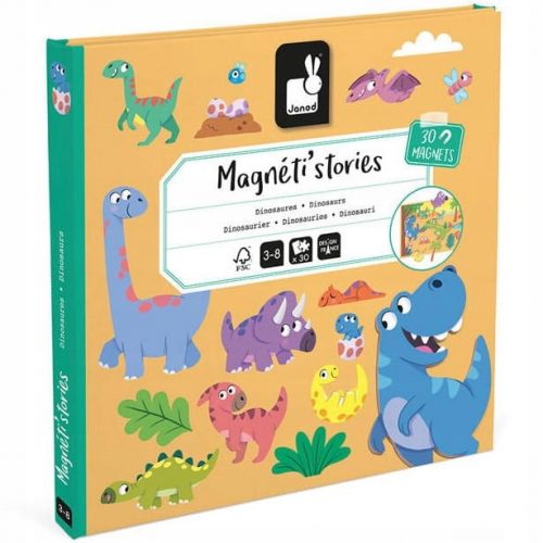  Puzzle magnetico Dinosauri Magneti'stories 3+ JANOD