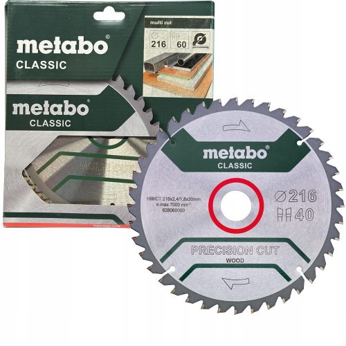  Disco da taglio Metabo HW/CT 216x30, 40 WZ 5