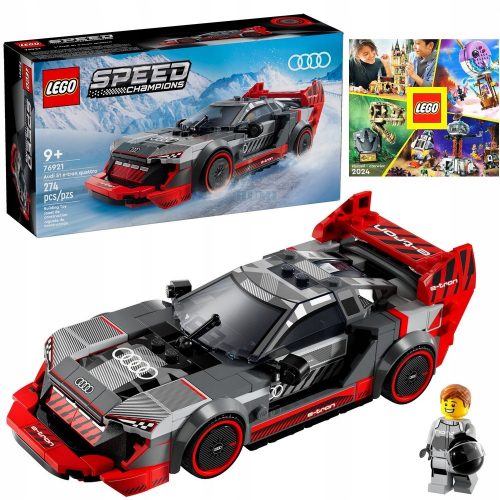  LEGO Speed Champions 76921 Audi S1 E-tron Quattro + CATALOGO LEGO 2024 NOVITÀ