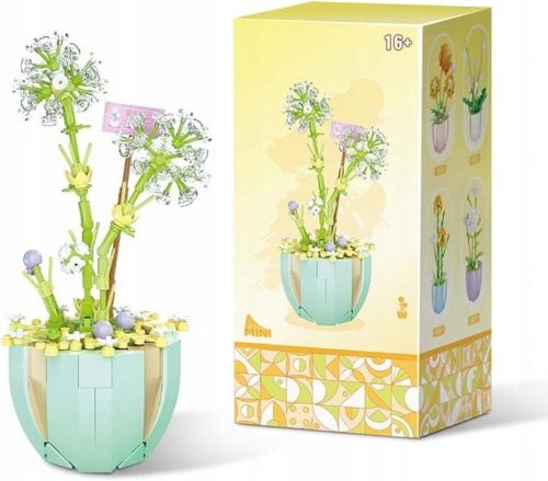  FIORI blocchi, mazzo di fiori in vaso Fiori eterni fai da te 269 pz. 2087