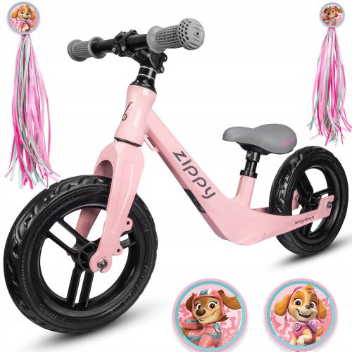  Bicicletta senza pedali Bergen Zippy 12", rosa, grigia