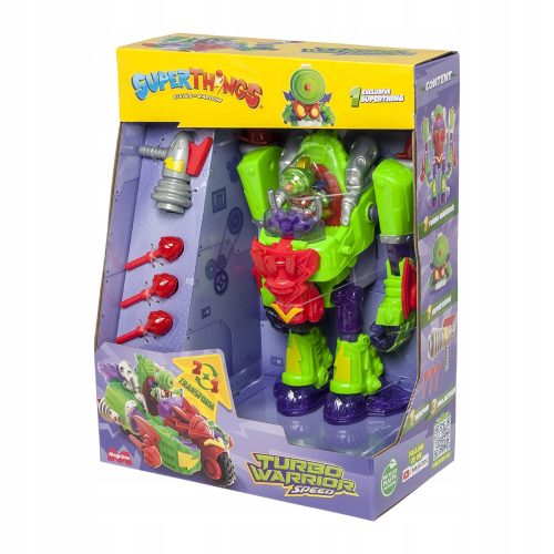  Magic Box Toys Superthings Turbo Warrior Speed + Custodia Magic Box Super Zings Things serie 8