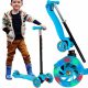  SCOOTER PER BAMBINI, A TRE RUOTE, PIEGHEVOLE, RUOTE A LED