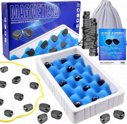  GIOCO DI SCACCHI MAGNETICI SET DI GIOCO EDUCATIVO DI SCACCHI CON PIETRE MAGNETICHE