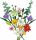  Blocchi FIORI bouquet di fiori fai da te Fiori eterni REGALO 836 pz. 034004