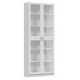  Vetrina bianco opaco 200 x 80,5 x 31 cm TopEshop PAFOS W80 4S