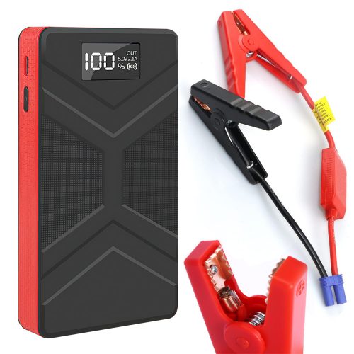  POWER BANK JUMP STARTER START BOOSTER TORCIA USB 20000mAh + MORSETTI