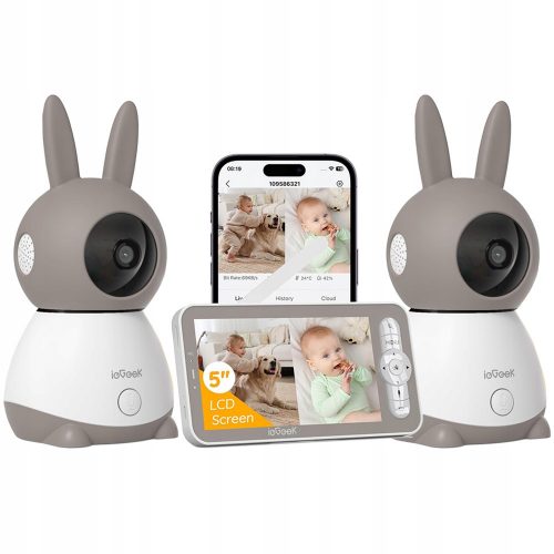  Baby monitor elettronico ieGeek bianco