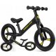  Bicicletta senza pedali Milly Mally 12" Nera