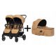  Passeggino gemellare Euro-Cart Passeggino per gemelli Euro-cart Doblo Euro-Cart + INSERTO BABY GONDOL MORBIDO LEGGERO PER PASSEGGINO EUROCART DOBLO CAMMELLO