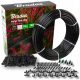  Ala gocciolante KIT IRRIGAZIONE 100m 182 pz. Tubo antigoccia resistente