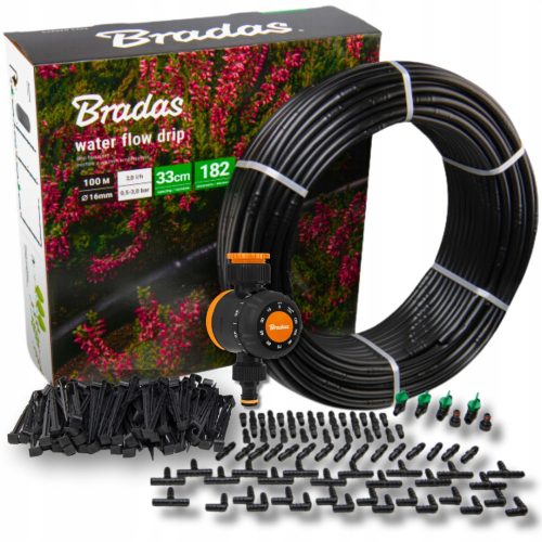  KIT IRRIGAZIONE Ala gocciolante Tubo 100m 183 pz. SISTEMA DI IRRIGAZIONE