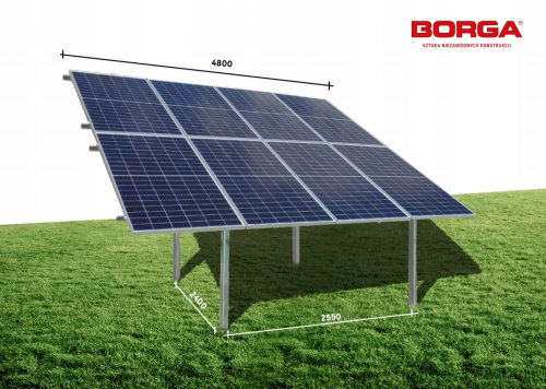 Struttura di sostegno fotovoltaico Borga KWF-1