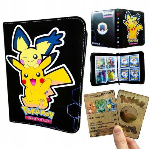  RACCOGLITORE POKEMON DA 400 CARTE CON MANIGLIA A SCORREVOLE ALBUM PER CARTE CLASSIFICATE