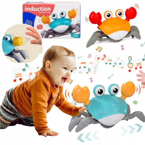  CREWING RUNNING CRAB SONORO INTERATTIVO GIOCO MUSICALE SENSORE PER BAMBINI