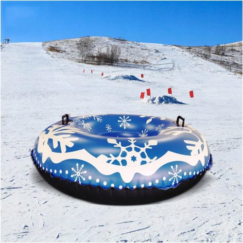  Snow tube invernale 119 cm, slitta gonfiabile per adulti,