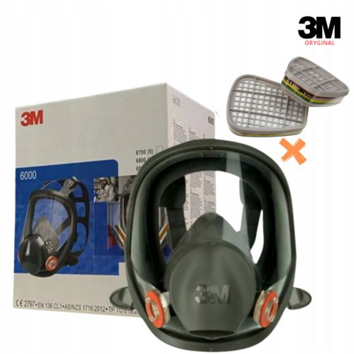 Maschera antipolvere a pieno facciale 3M 6800