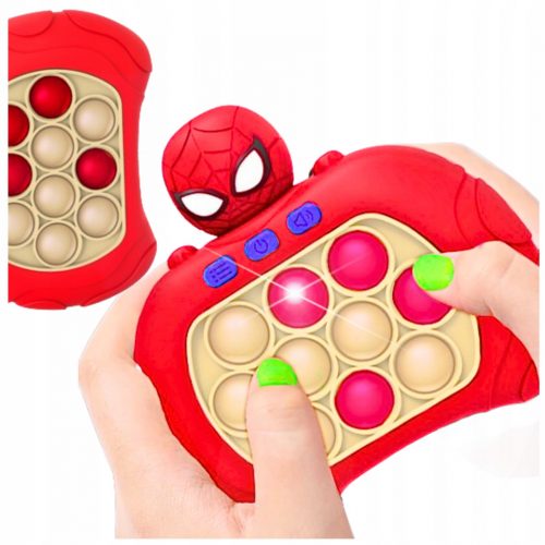  Gioco Pop IT Spiderman Popit CONSOLE PUSH ARCADE ELETTRONICA