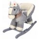  PELUCHE SUONERIA, CAVALLO A DONDOLO GRIGIO CON SUONO